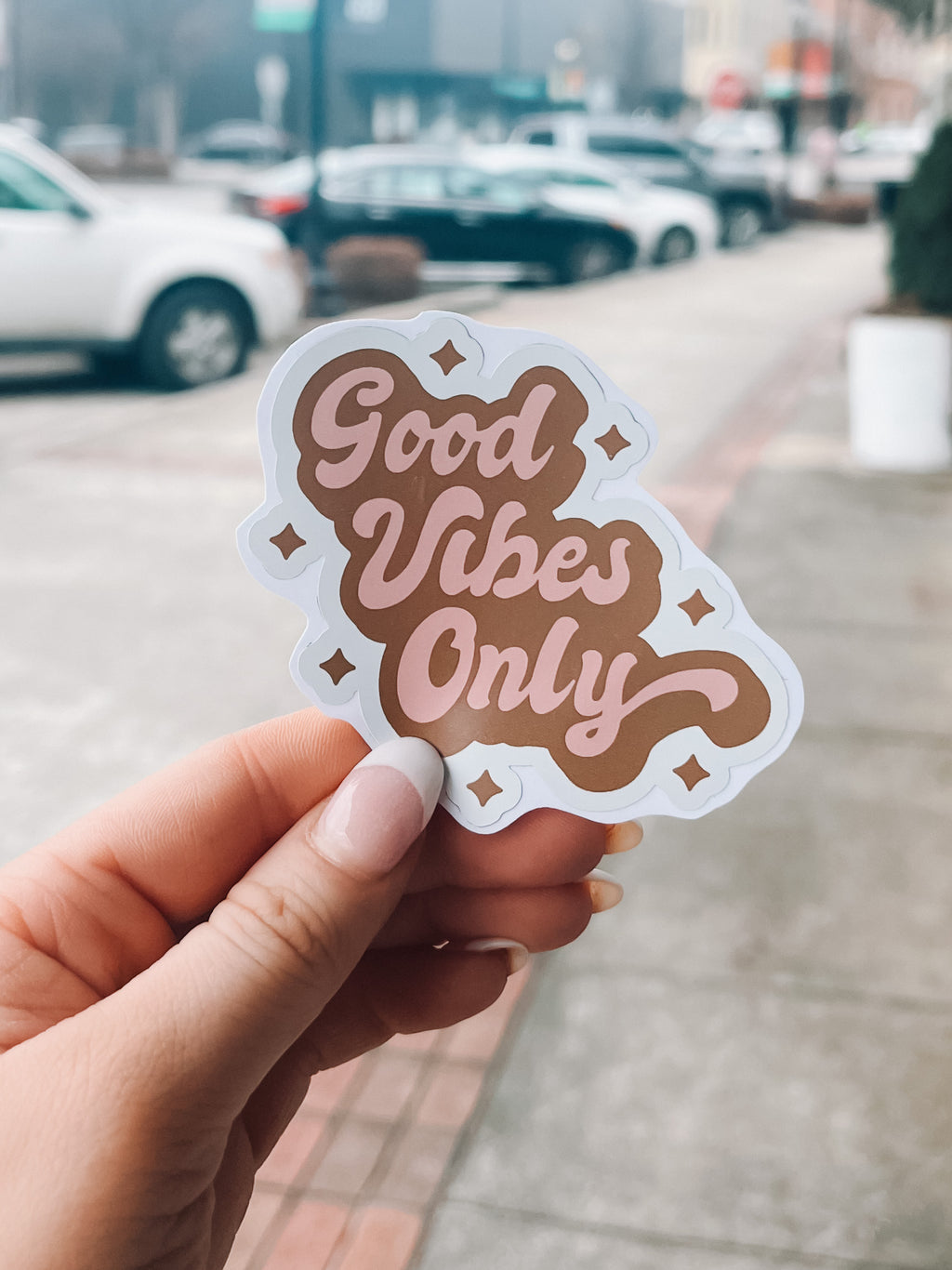 Good Vibes Only Sticker Decal
