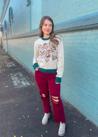 Rustic Romance Sweater