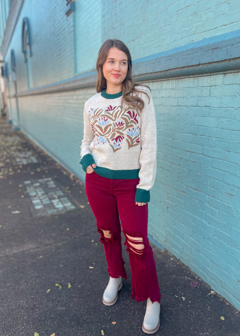 Rustic Romance Sweater