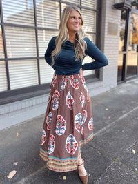 No Better Time Midi Skirt