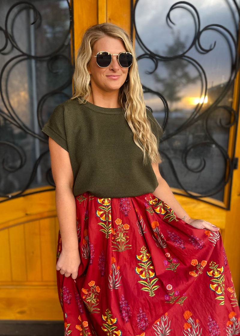 Might Surprise You Short Sleeve Sweater