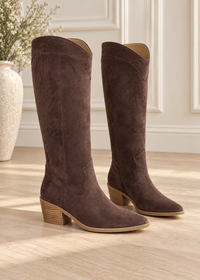 All That I Hoped For Dark Brown Boots
