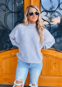 Run The Show Turtle Neck Fleece Sweater