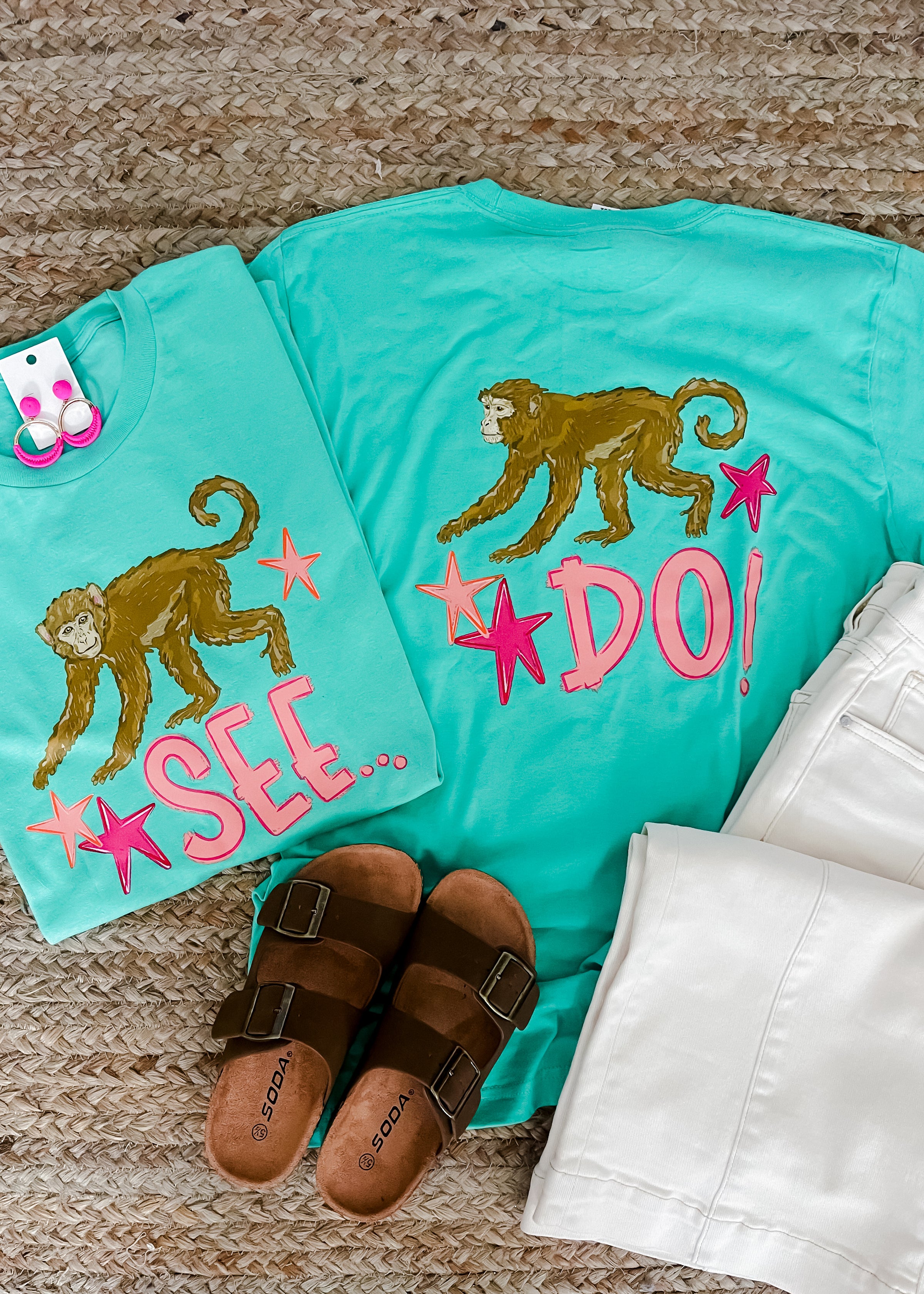 Monkey See, Monkey Do! Graphic Tee (S-2XL)