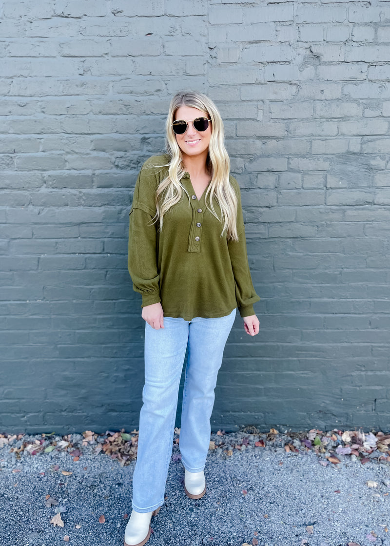 Don’t You Worry Long Sleeve Knit Top