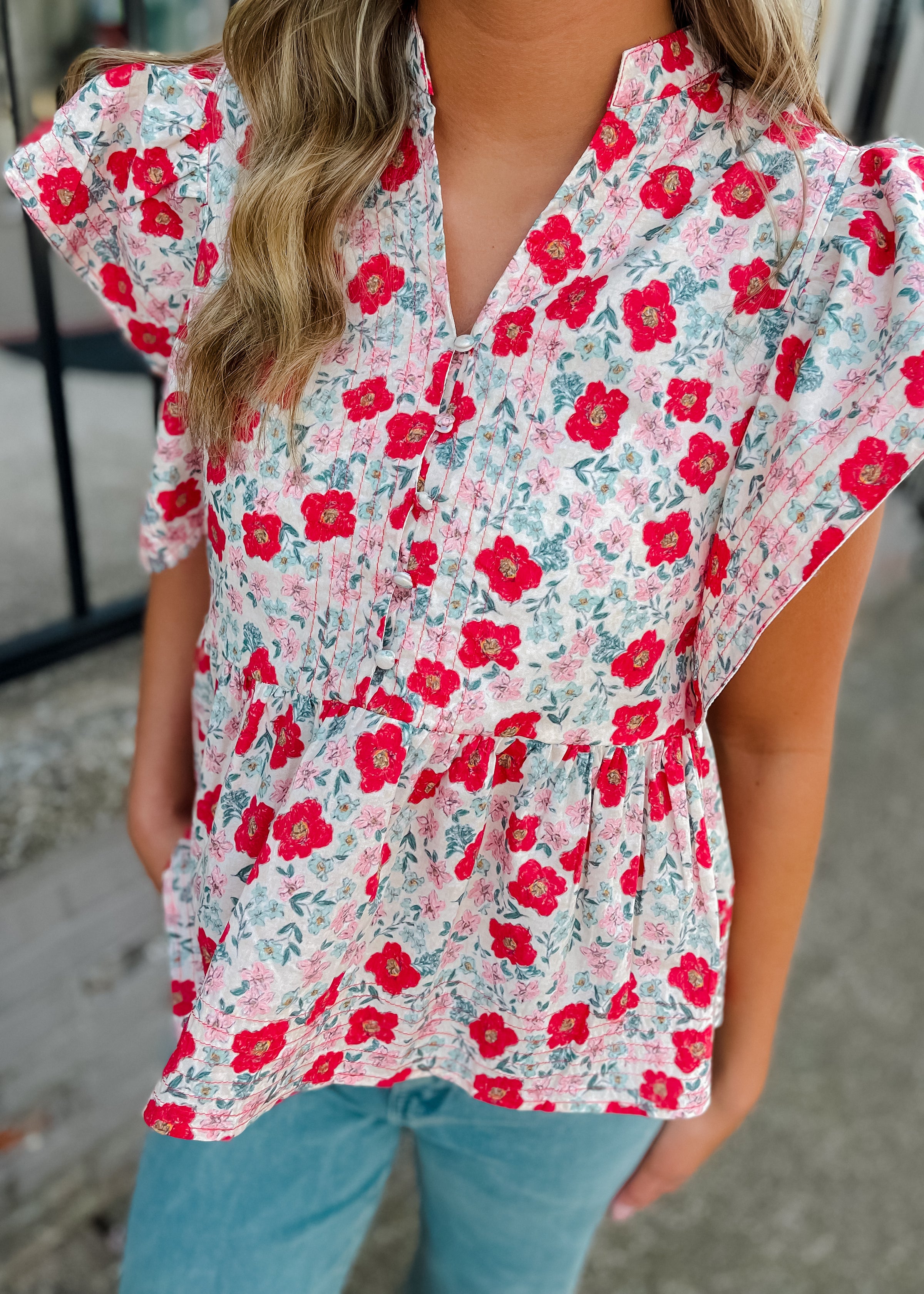 Fresh Picked Flowers Top