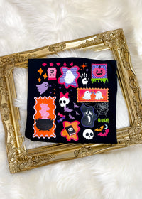 Preppy Halloween Collage Graphic Tee (S-2XL)