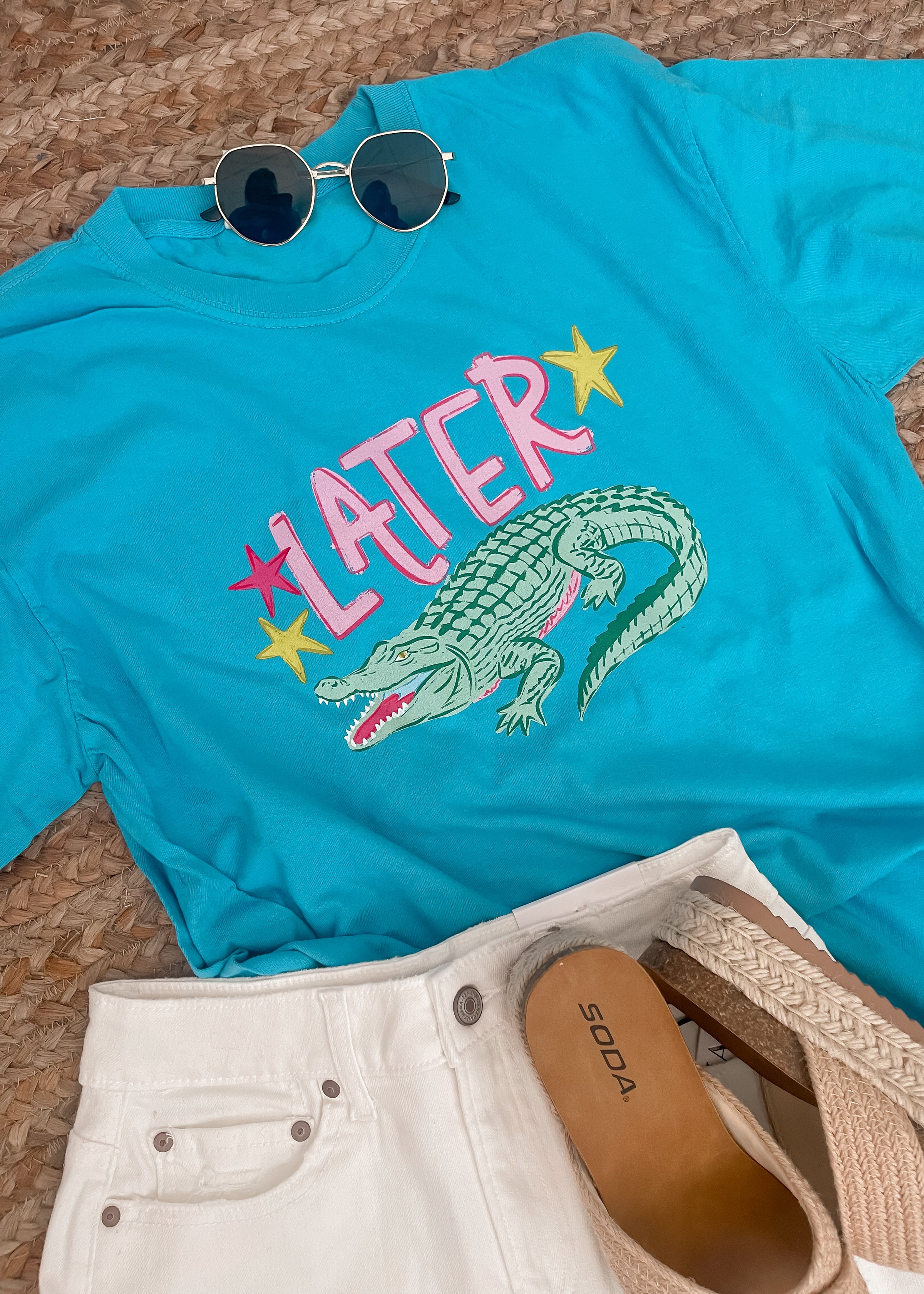 Later Alligator, After While Crocodile Graphic Tee (S-2XL)