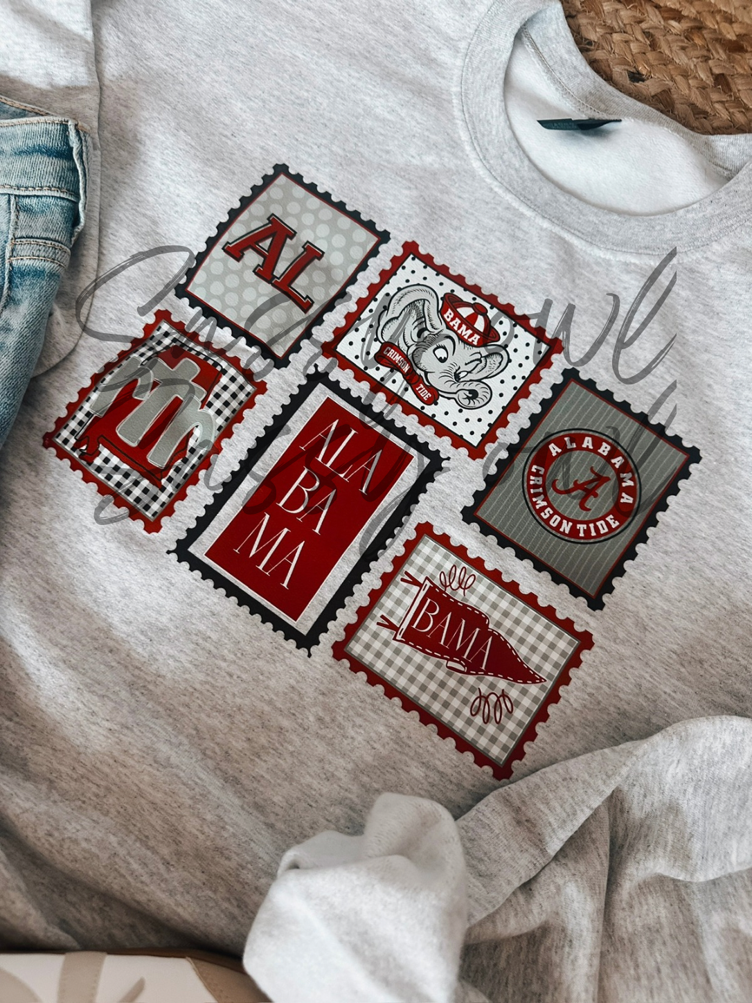 Classic Collegiate Stamp Sweatshirt