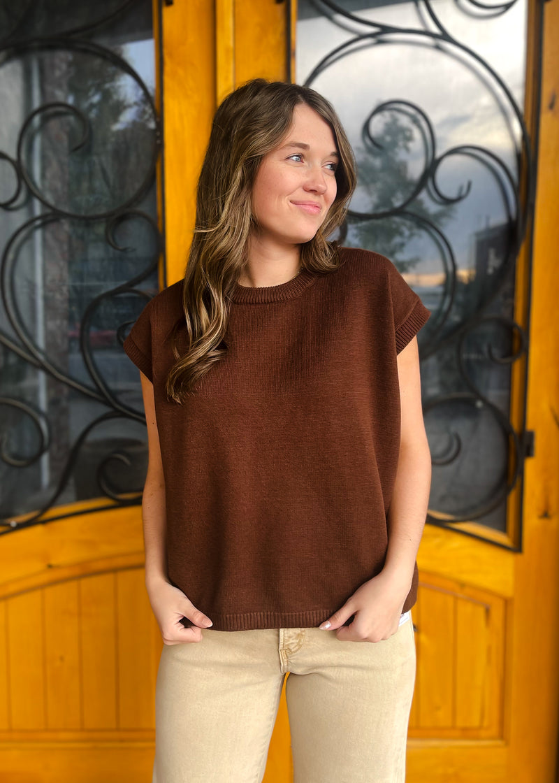 Might Surprise You Short Sleeve Sweater