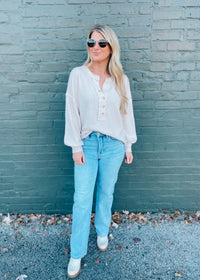 Don’t You Worry Long Sleeve Knit Top