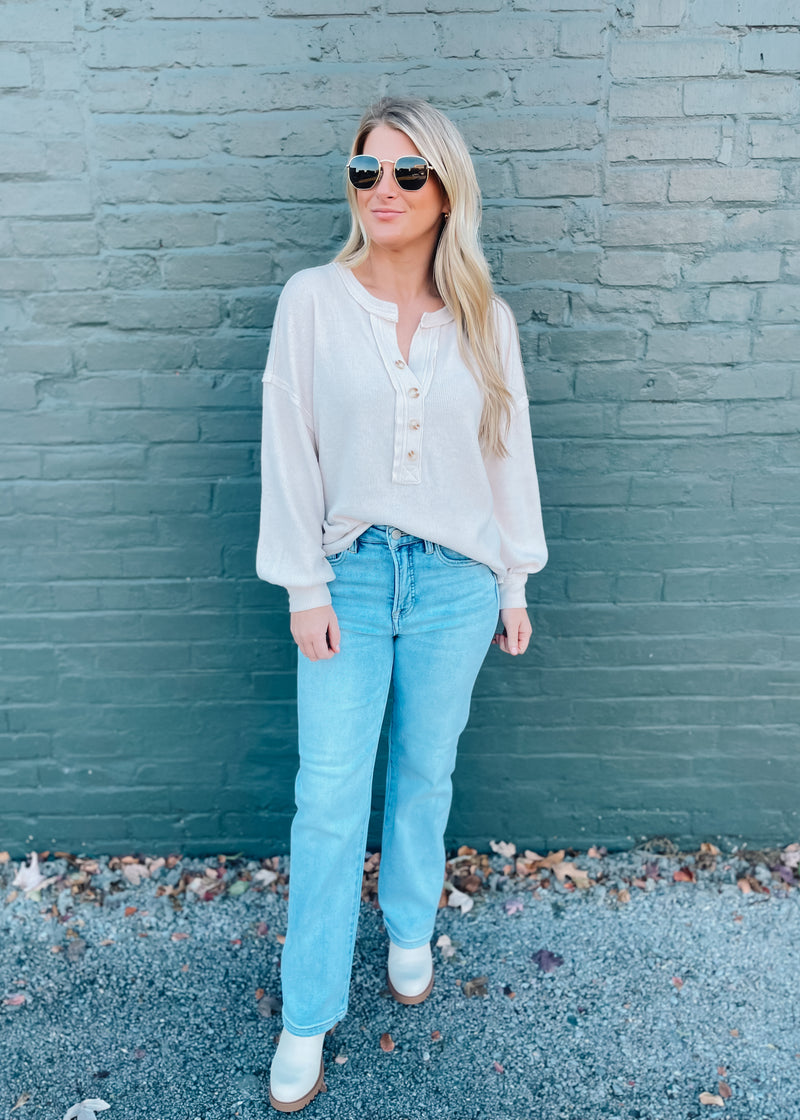 Don’t You Worry Long Sleeve Knit Top