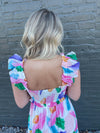 Watercolor Masterpiece Midi Dress