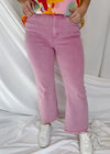 Take a Moment Pink Acid Wash Pants (S-XL)