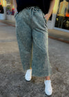 Finding Comfort Acid Wash Pants