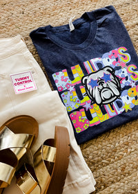 Preppy Bulldogs Graphic Tee (S-2XL)