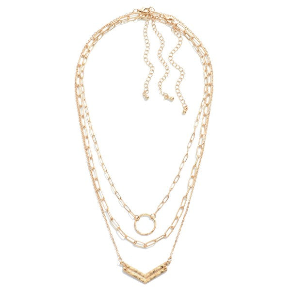 New Transitions Gold Layered Necklace