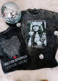 Acid Wash Stevie Nicks Graphic Tee (S-2XL)