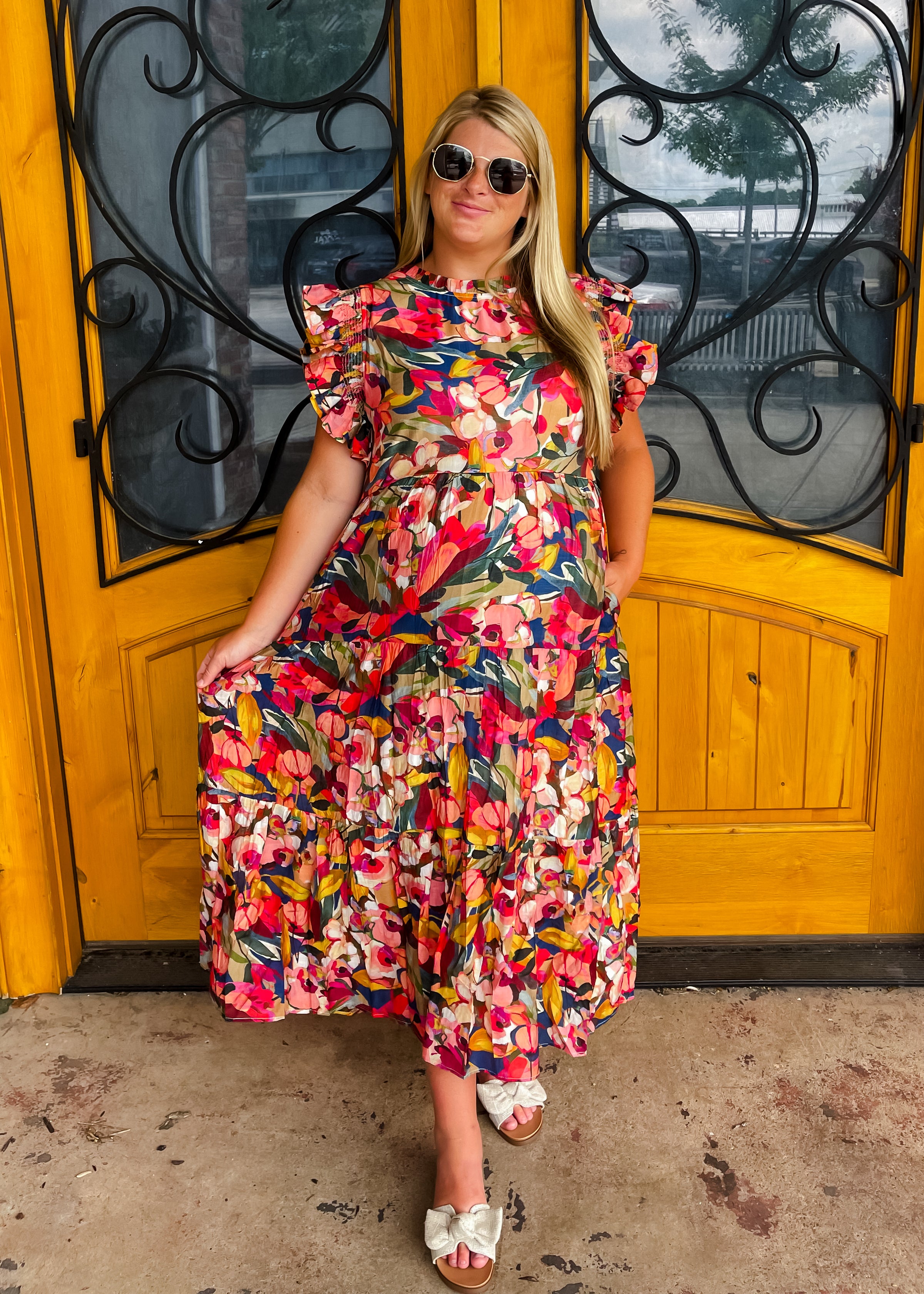 The Poetry Of You Midi Dress