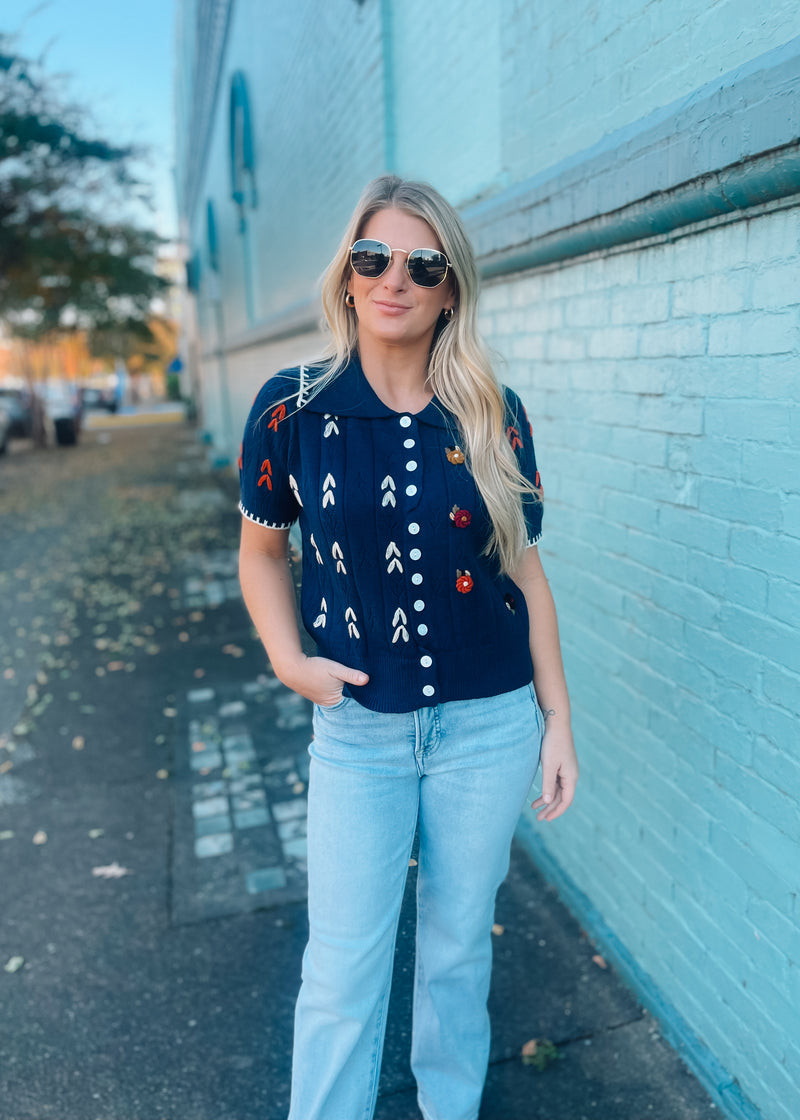 Keep Things Simple Short Sleeve Sweater