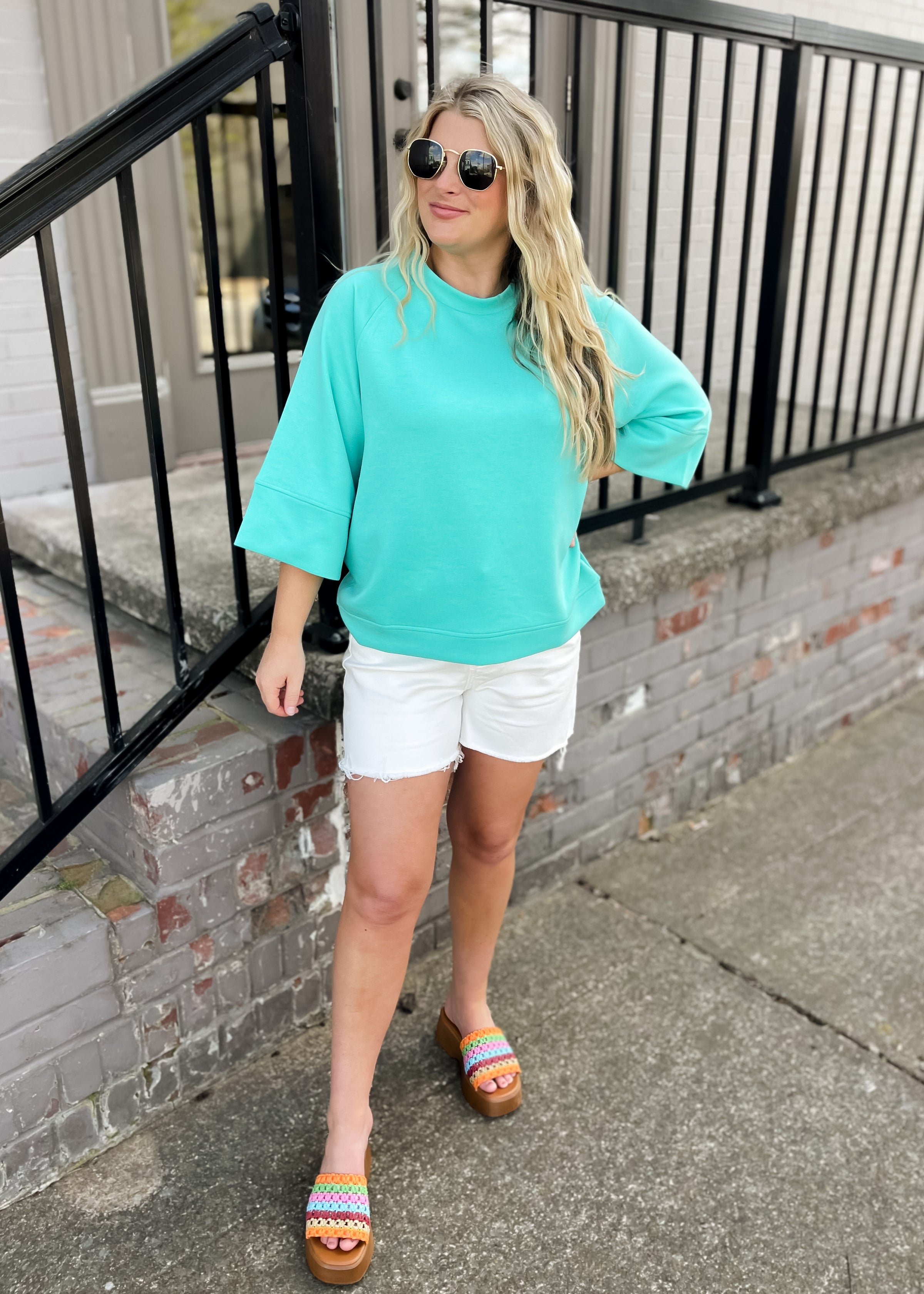 Check Me Out Scuba 3/4 Sleeve Pullover (S-XL)