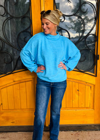 Set The Tone Turtle Neck Fleece Sweater