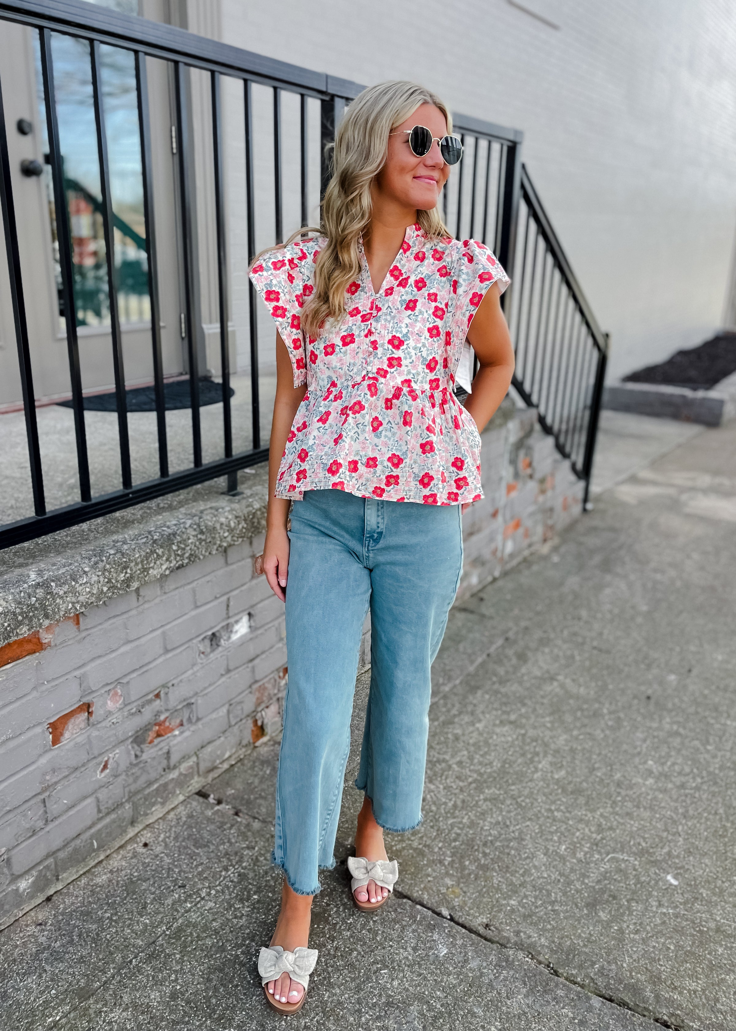 Fresh Picked Flowers Top