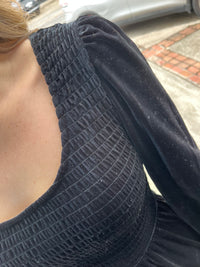 New Traditions Velvet Midi Dress