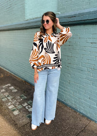 Hold That Thought Tummy Control Low Rise Wide- Risen Jeans