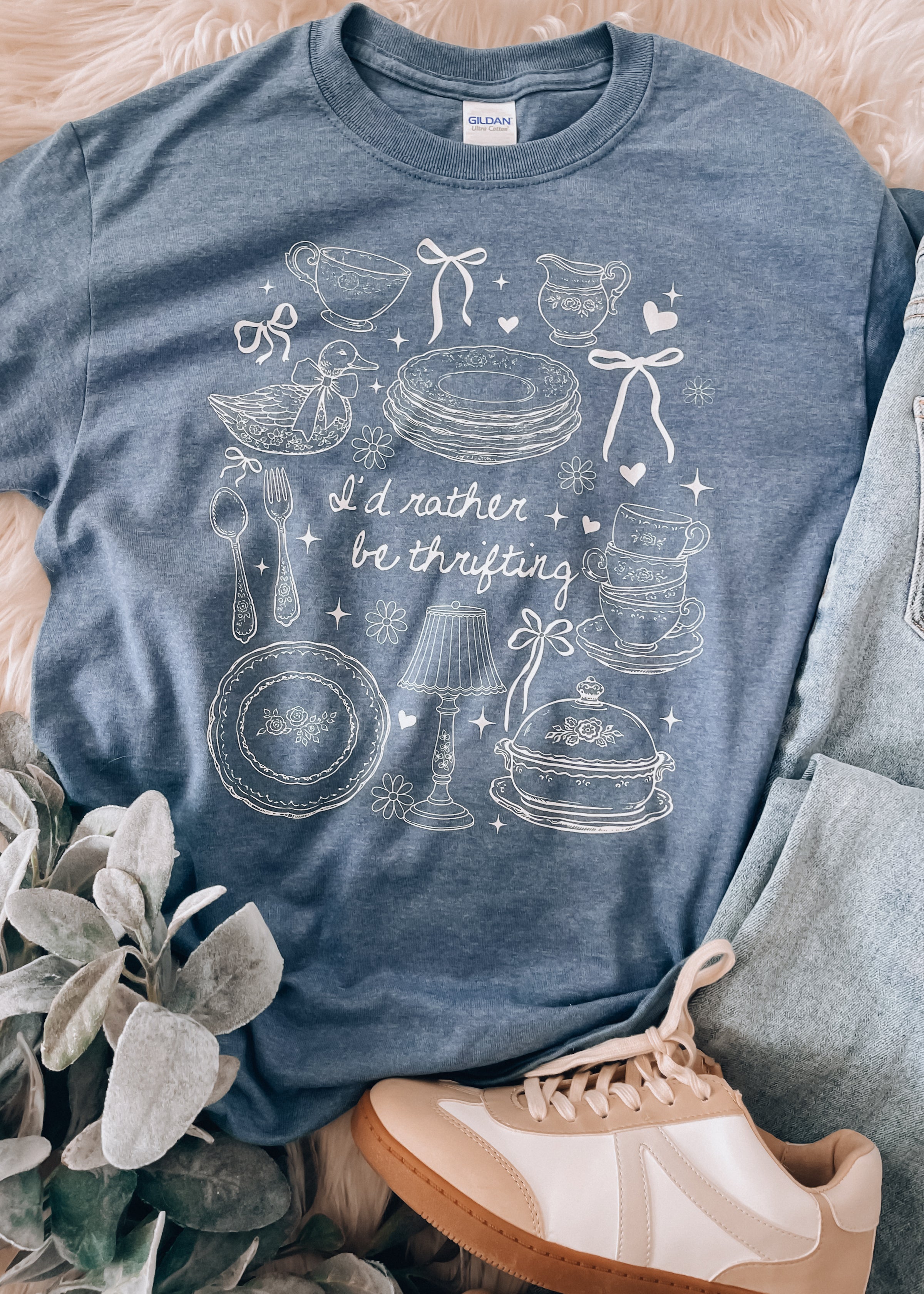 I'd Rather Be Thrifting Graphic Tee (S-2XL)