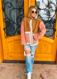 Timely Matter Quilted Button Down Jacket