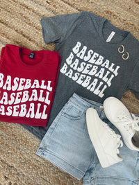 Baseball Baseball Baseball Graphic Tee (S-2XL)