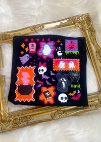 Preppy Halloween Collage Graphic Tee (S-2XL)