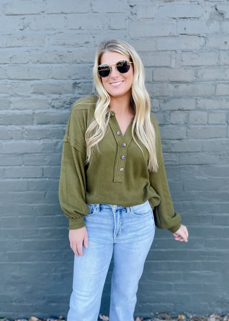 Don’t You Worry Long Sleeve Knit Top