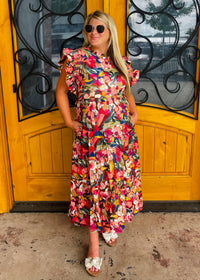 The Poetry Of You Midi Dress