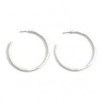 Hammered Metal Hoops