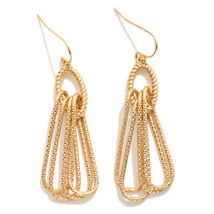 Crinkle Loop Earrings