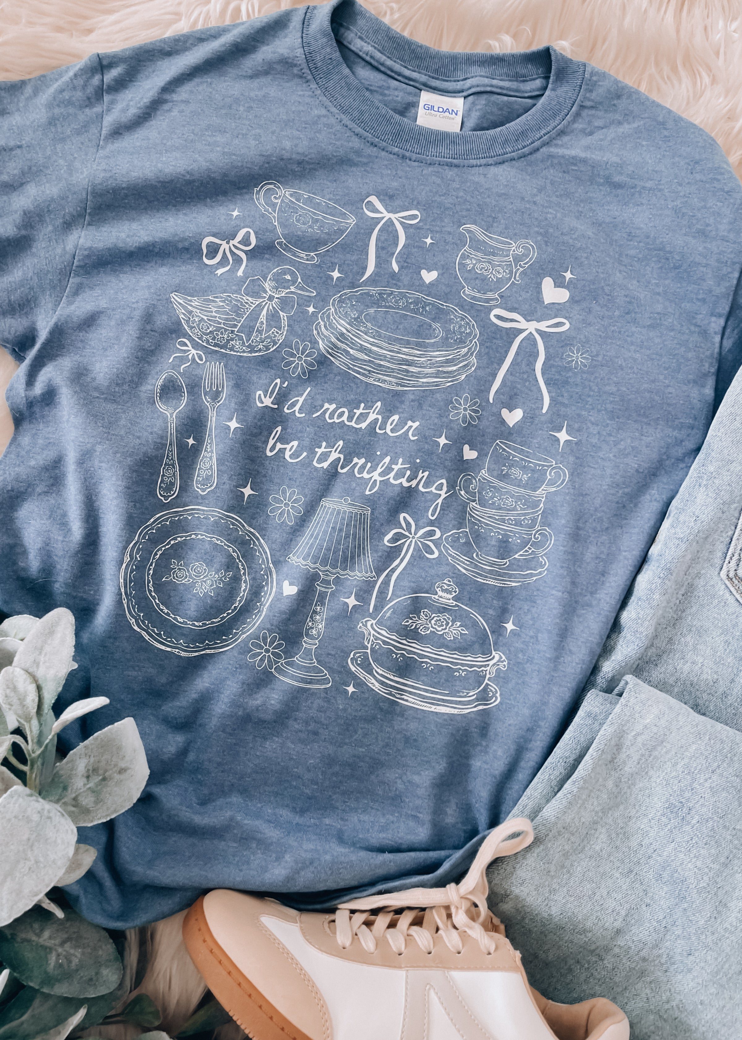 I'd Rather Be Thrifting Graphic Tee (S-2XL)