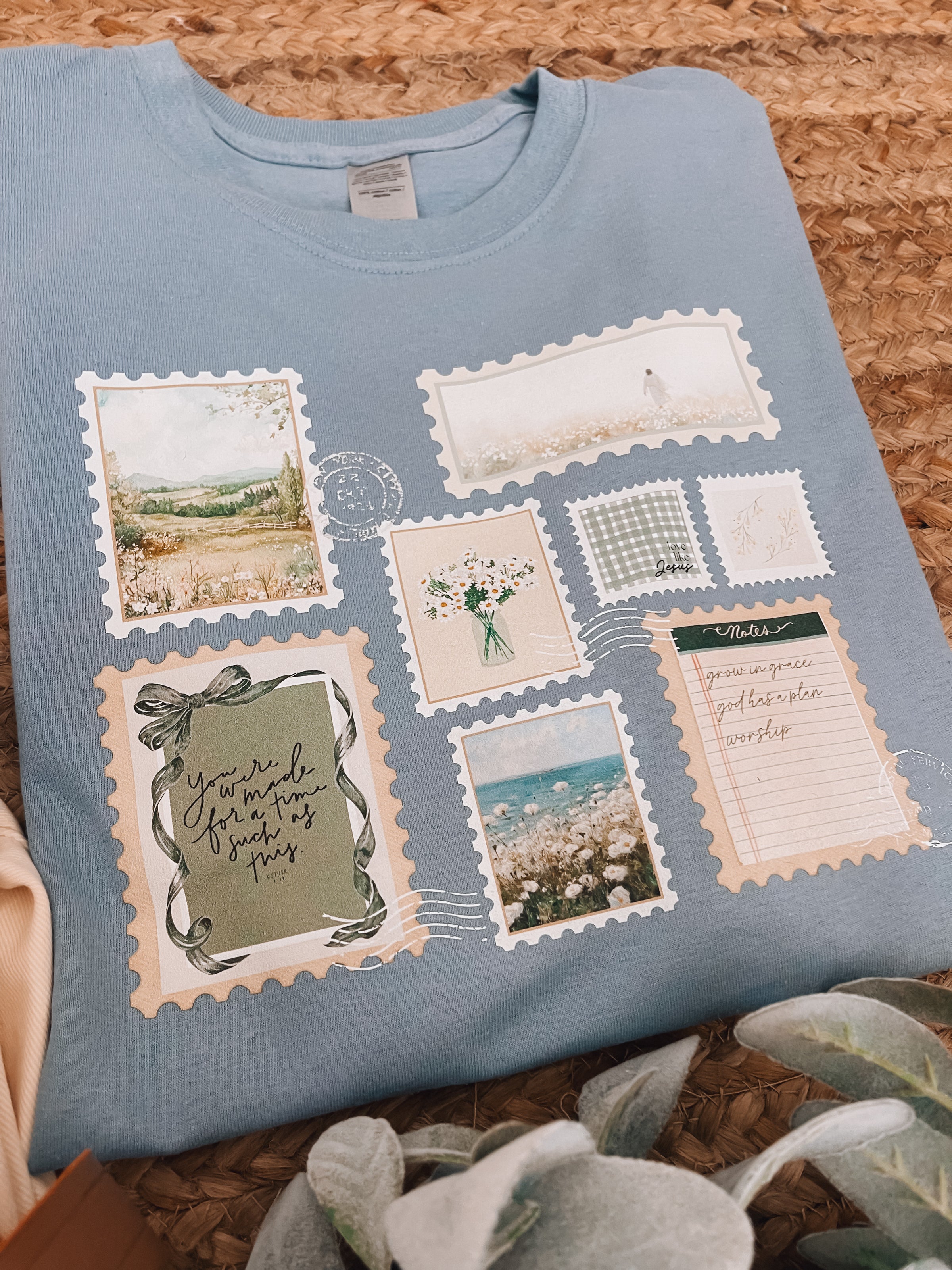 Jesus Stamp Graphic Tee (S-2XL)