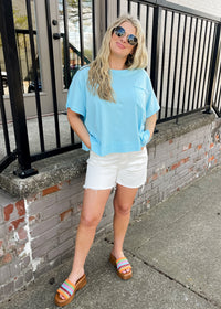 Somewhere Sunny Pocket Tee