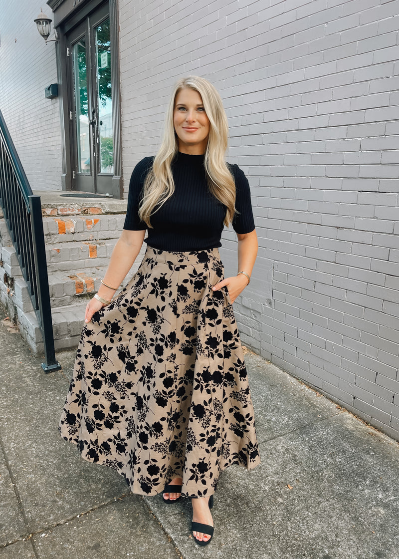 Only Just Begun Midi Skirt