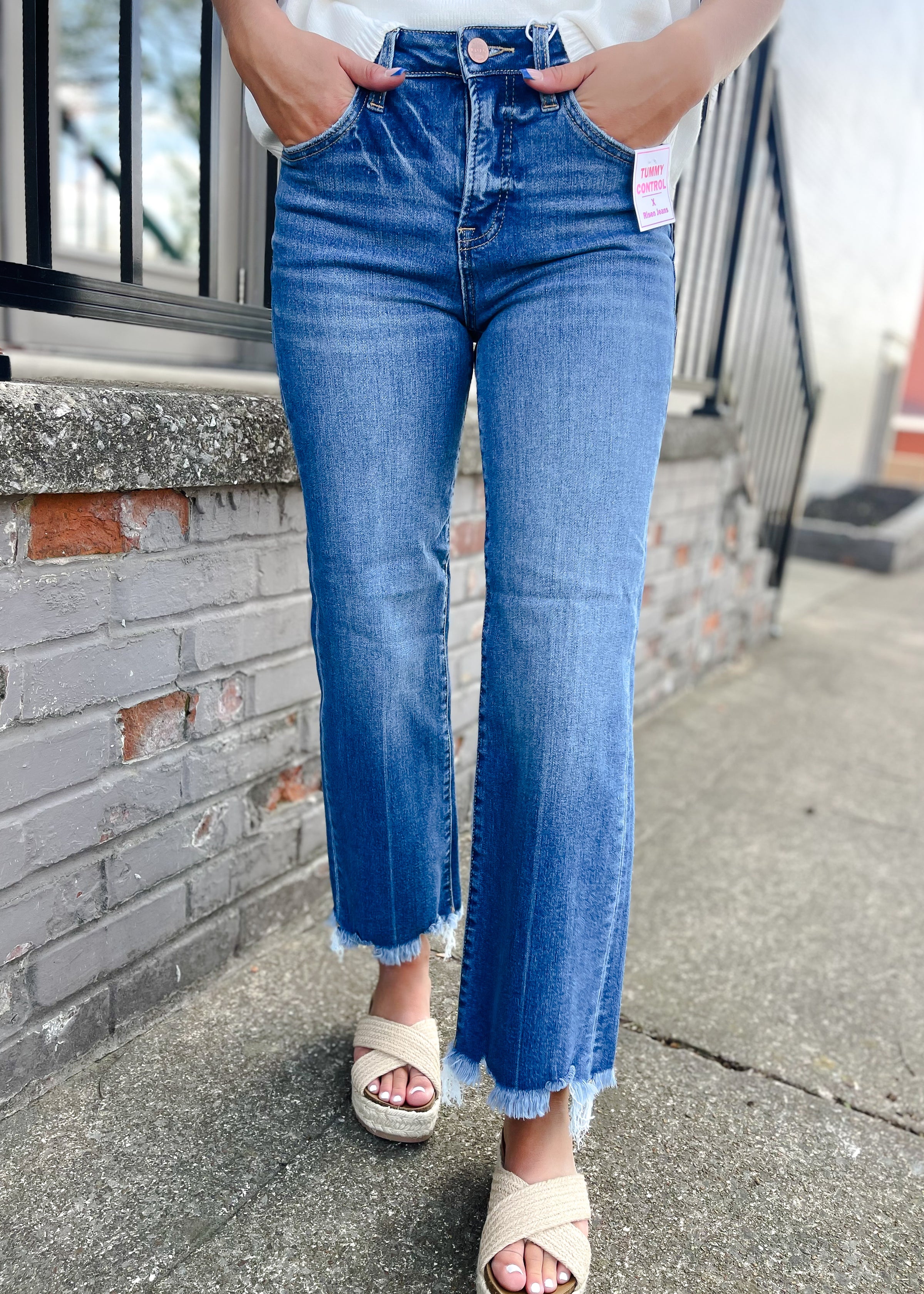 I'll Be Straightforward High Rise Straight Jeans