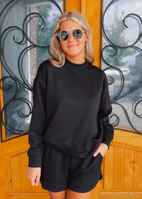 Just Let me Adore You Scuba Pullover & Short Set