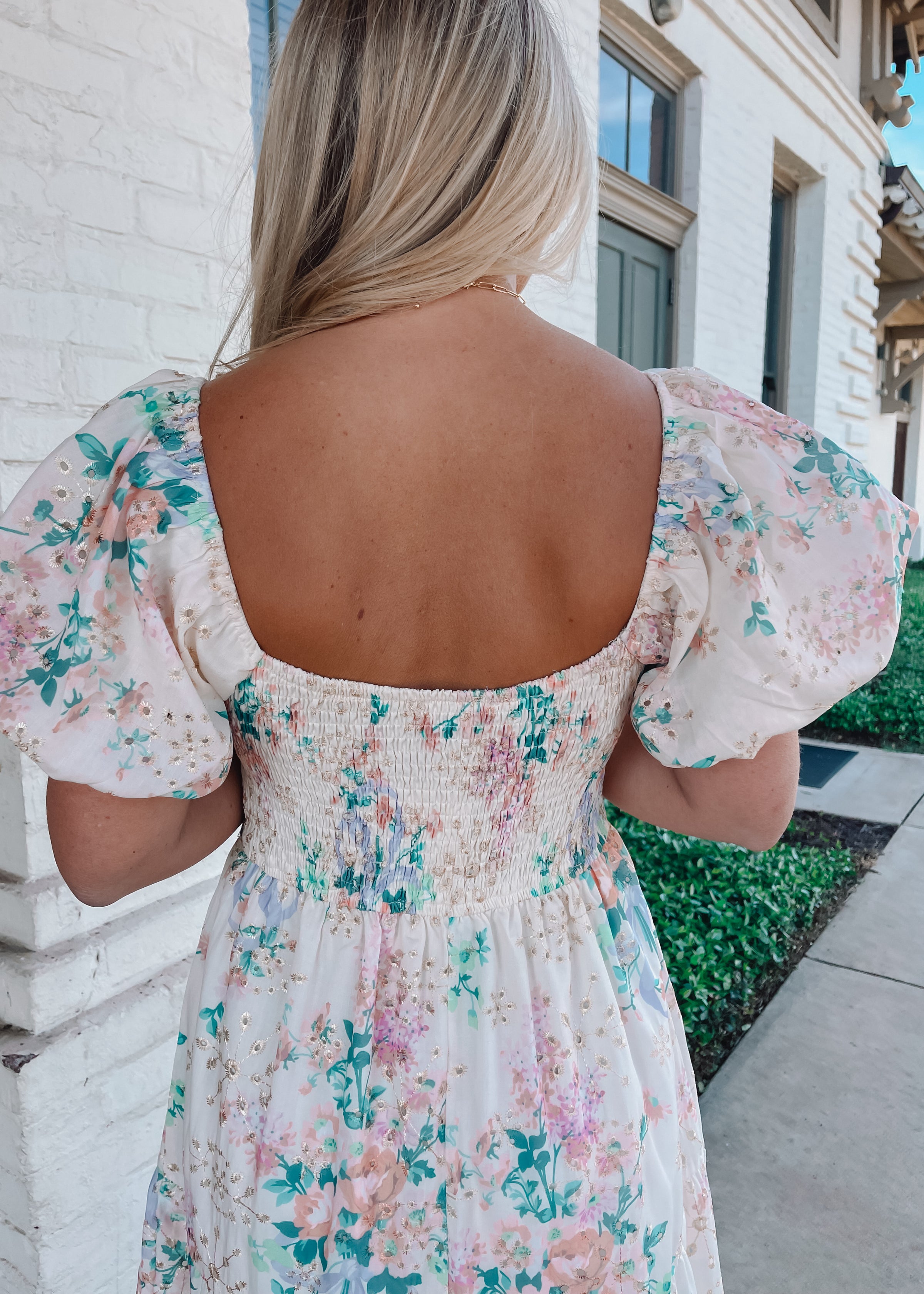Once Upon a Time Eyelet Lace Midi Dress Once Upon a Time Eyelet Lace Midi Dress