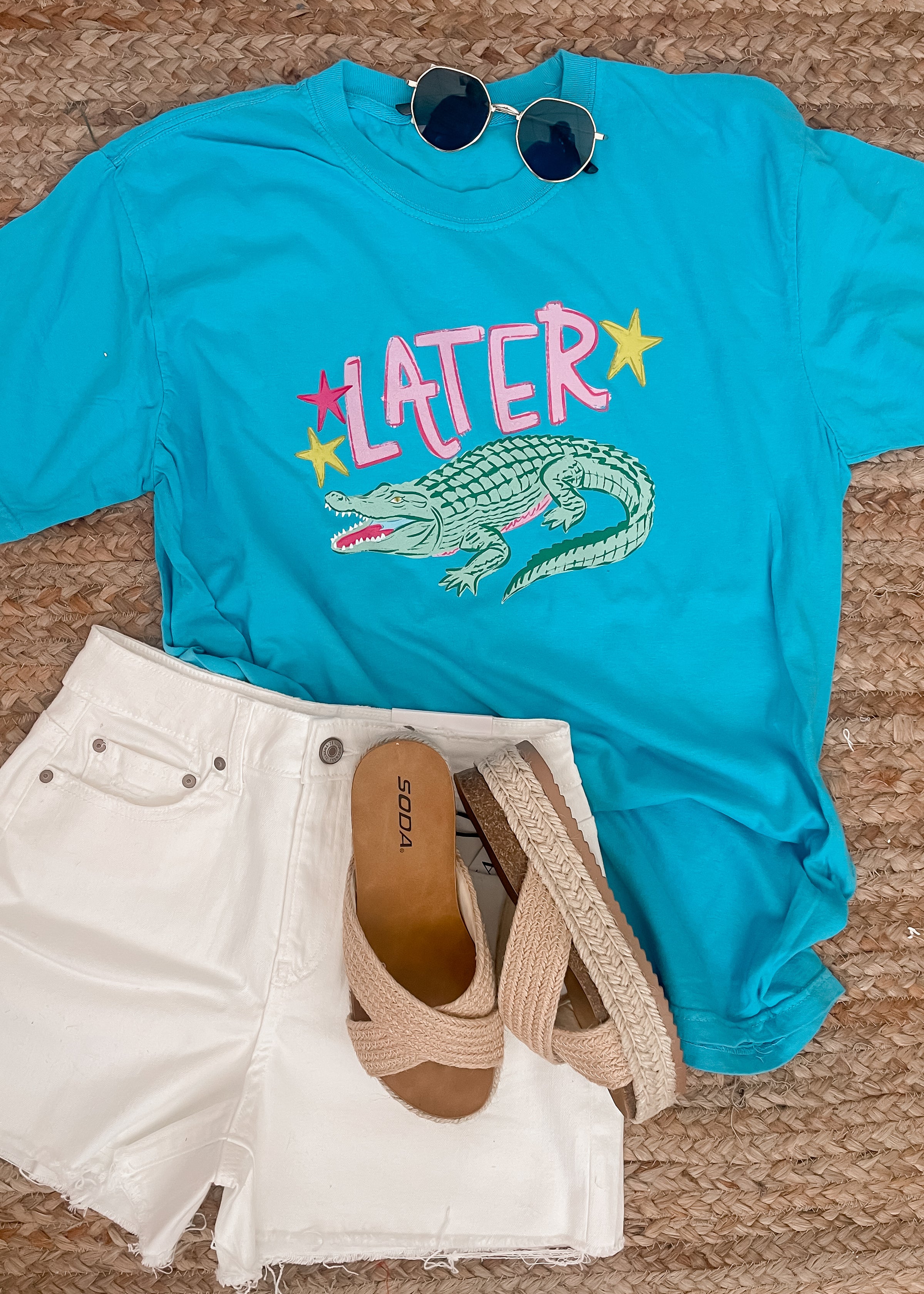 Later Alligator, After While Crocodile Graphic Tee (S-2XL)