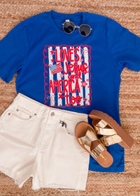 Loves Jesus And America Too Graphic Tee (S-2XL)
