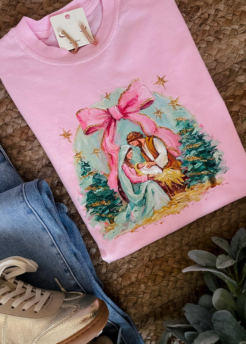 Painted Nativity Scene Graphic Tee (S-2XL)