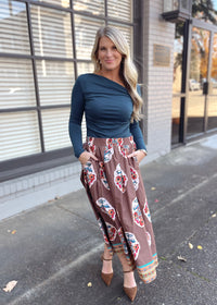 No Better Time Midi Skirt