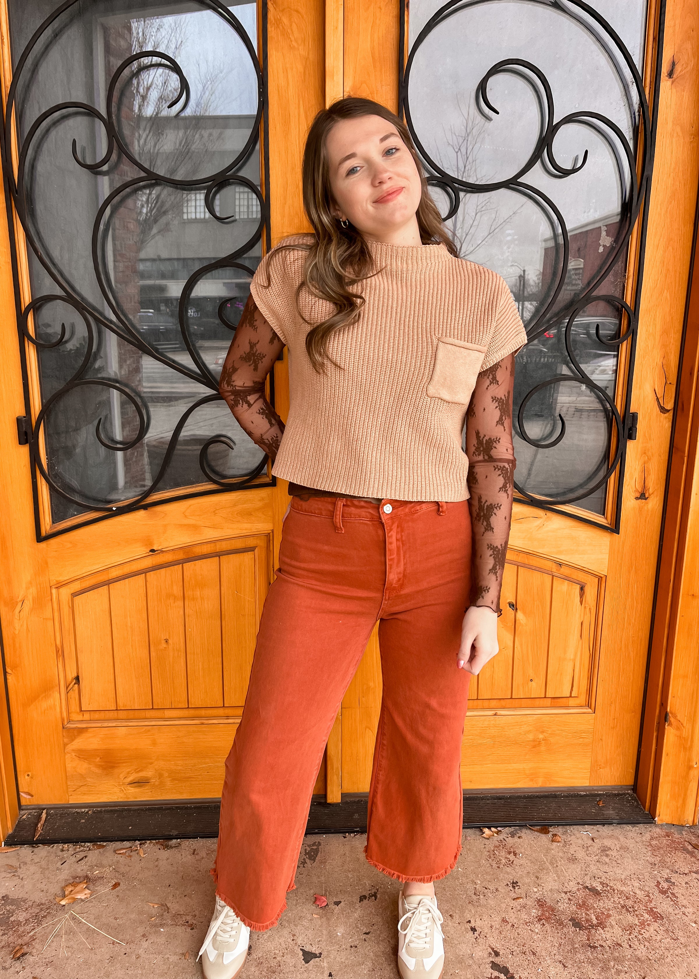 On The Regular Rust Pants