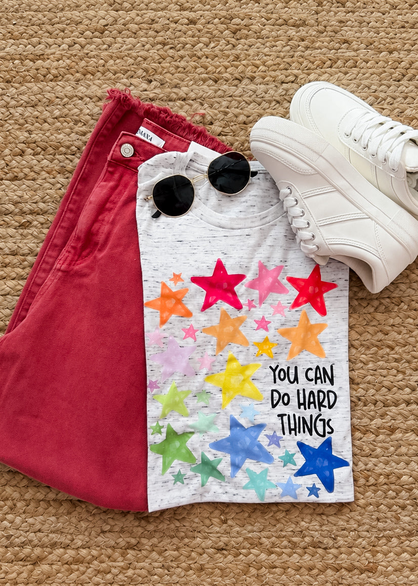You Can Do Hard Things Graphic Tee (S-2XL)